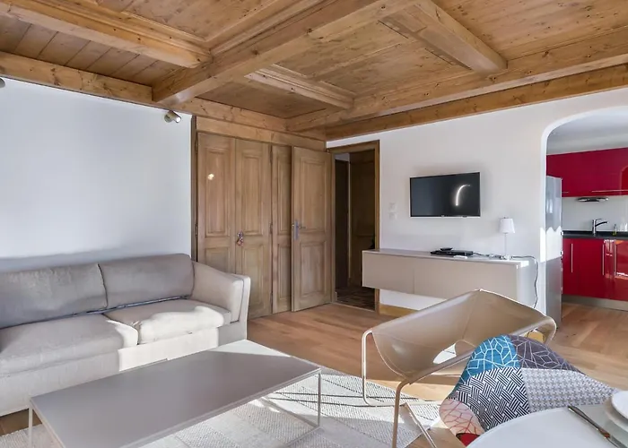 Spacieux T2 Renove Avec Parking Et Wifi A Megeve, Proche Pistes - Fr-1-453-68 Appartement *